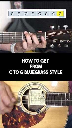 How to Play Bluegrass Bass Runs - G to C