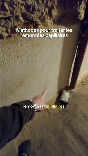 Treating cellar dampness without blocking the wall