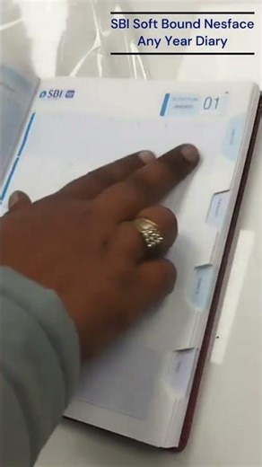 SBI Soft Bound Any Year Diary #diary #sbidiary