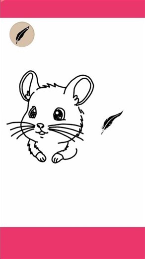 How to Draw a Chinchilla 🐭☁️ Super Fluffy & Easy Step by Step for Kids! #lidoartworks