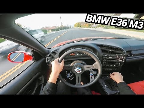 BMW E36 M3 - POV DRIVE!! (Loud Exhaust)