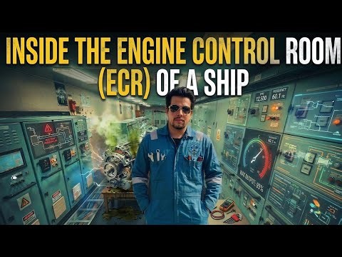 Inside the Engine ControlRoom (ECR) of a Ship | Marine Mech