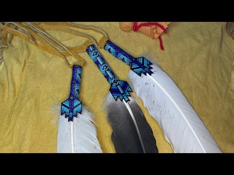 How I Bead an Eagle Feather | Peyote Stitch Tutorial