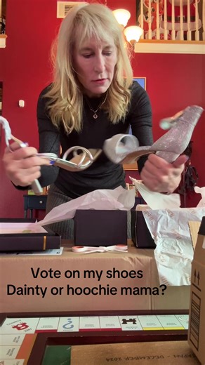 Vote on which shoes I should wear, dainty or Hoochie mama? #heels#amazonunboxing #amazon#highheels #highheelsshoes