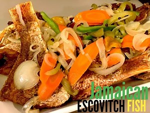 How to Cook The Best Jamaican Escovitch Fish | Fried Red Snapper | LikkleBitASpice