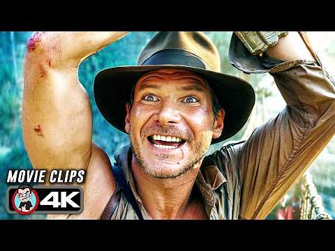 Best Indiana Jones Action Scenes | Temple of Doom 🔥 4K
