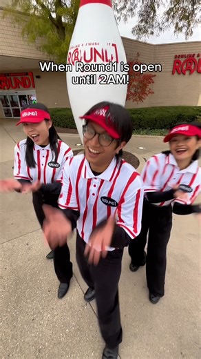 Round1 open until 2am? Yeah, that deserves a dance! 🕺🪩 📍Click the link to find a Round1 near you and enjoy late-night fun! https://www.round1usa.com/locations *Some store hours may vary by location. Please visit our website for more details. #Round1 #round1 #arcade #bowling #cranegames #karaoke #playpartyrepeat | Round1