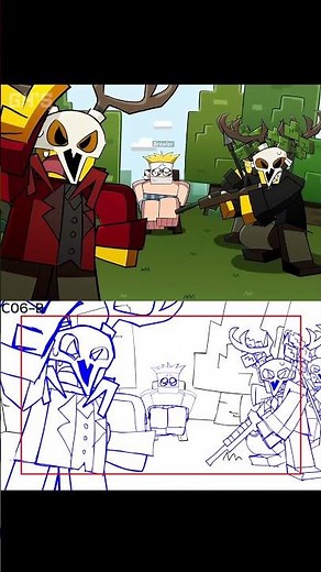 This round's killer is Ruby chest - 99 NIGHT IN THE FOREST | ROBLOX ANIMATION