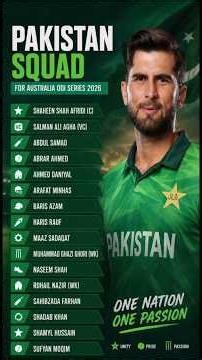 PAK ODI TEAM ANNOUNCED: Australia के खिलाफ सीरीज के लिए टीम आई| कौन इन किसकी विदाई| Shaheen| Babar