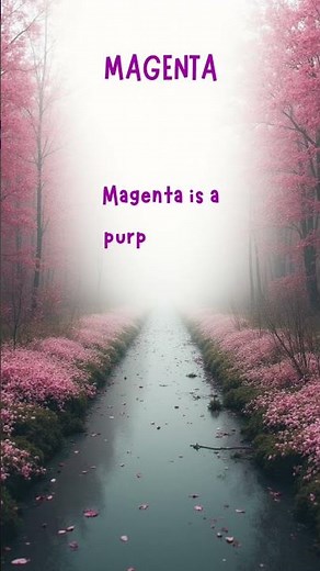 How is Majenta colour formed?