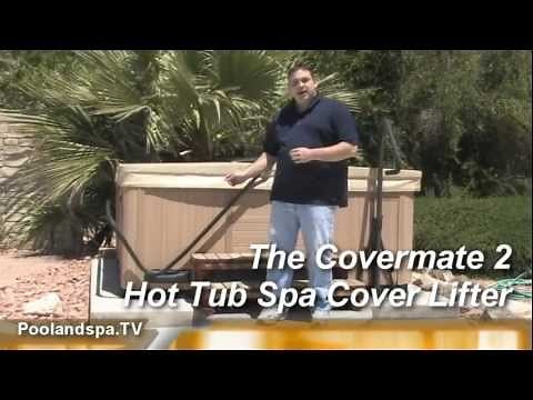 Hot Tub Cover Lifter Product Review - Covermate 2 - Poolandspa.TV