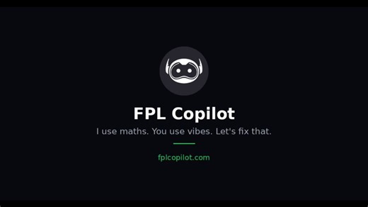 the new FPL Copilot is here! - optimise your chip strategy and transfers - see copilot's thinking behind each decision - run your FPL team on autopilot - see your minileague win oddsFree for all