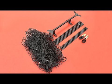 GADFlSH 10x10 FT Basketball Rebounder Net, Basketball Return Net, Installation Method