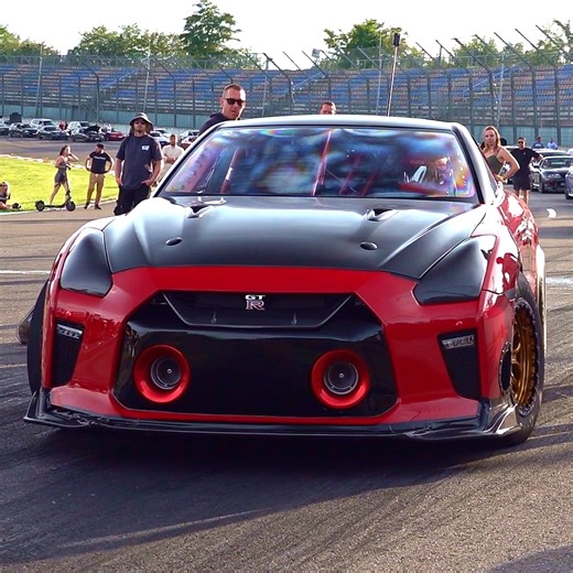 2500hp Nissan R35 GT-R doing a no-prep quarter mile shakedown pass 😱 | NM2255
