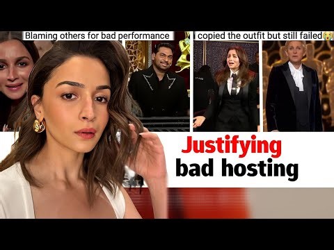 Alia Bhatt's COPIED SCREEN AWARD SCRIPT & OUTFIT:BALMING AUDIENCE for her TERRIBLY BAD PERFORMANCE