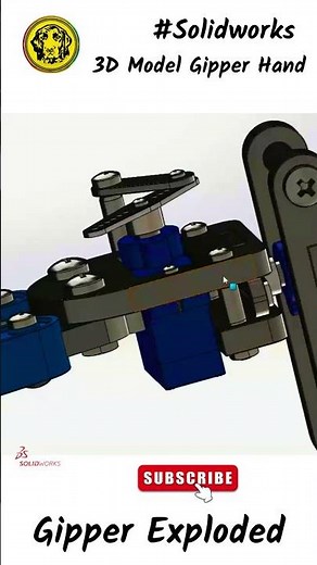 Exploded 3D View of a Genius Gripper Design 🔍 | #reverseengineering #solidworks #productdevelopment