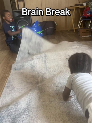 Today’s brain break. Sometimes you got to get the wiggles out to focus better. #farmleelife #homeschool #boymom #brainbreak