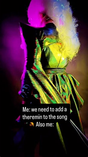 How about both? 😜👽🛸 I had a blast playing around with creating my *human-ish* theremin vocal effect for the final moments of my new song “Human Hand.” #madgallica #humanhand #theremin #vocalist #rock #originalmusic | MAD GALLICA