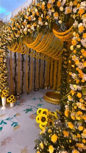 DIY Haldi and Mehndi Decoration at Home with Balloons, DIY Haldi Plate Decoration Ideas at Home