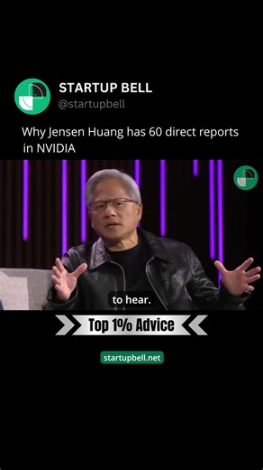 Why NVIDIA has 60 direct reports