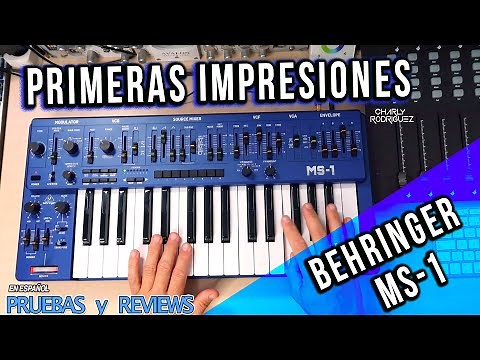 BEHRINGER MS-1 PRIMERAS IMPRESIONES (Pruebas y Reviews) en Español