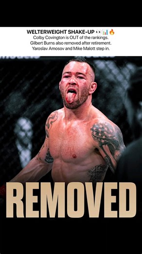 Colby Covington REMOVED From UFC Rankings!