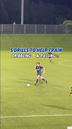 5 Drills To Help Train Dribbling & Passing