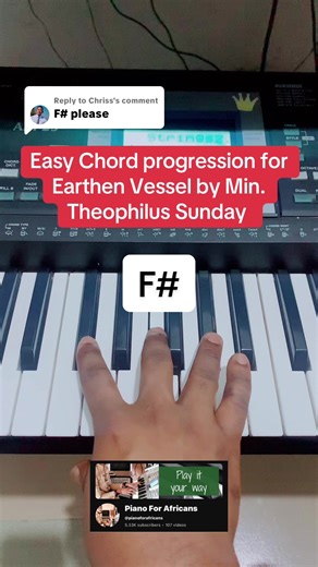 Cómo tocar 'See Me Jesus See Me' en piano en F#