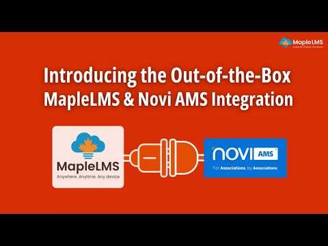 The #1 Recognized Private AI LMS: Scale Non-Dues Revenue with MapleLMS + Novi AMS