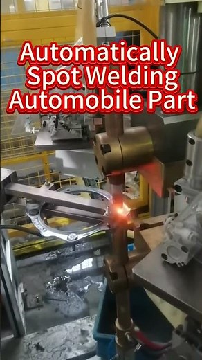 Fully Automatic Robotic Projection Welding for Automotive Parts! ⚡Automotive Manufacturing