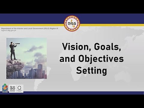 Planning 1: Vision, Goals, and Objectives Setting