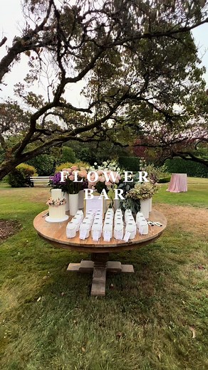 Brides to be, save this for your bridal shower! Set up a flower bar for your guests to make their own unique bouquets. It’s a fun activity and makes for an excellent gift! #bridalshower #bridalshowerideas #bridalshoweractivities #bridalshowergift #bridalshowergames #bridesoftiktok #bridaltiktok #foryoupage #fyp