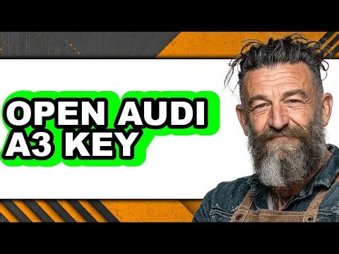 How to Open Audi A3 Key (Full Guide)