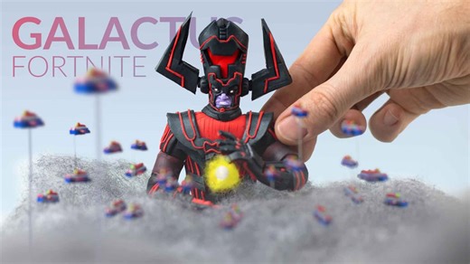 Making epic Fortnite crafts: Galactus edition