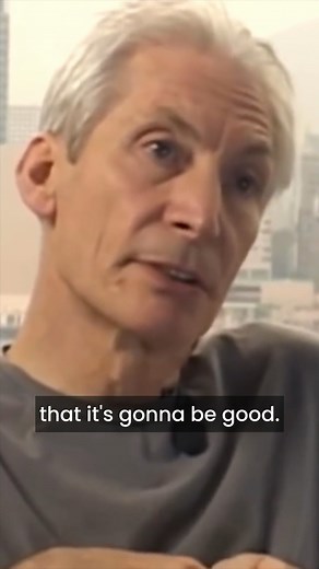 Charlie talks about his nerves before taking to the stage with the Stones. | Charlie Watts