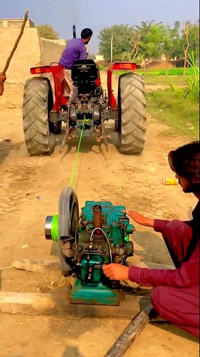 farming old tractor start new diesel engine machine new technique | Indian Farmer