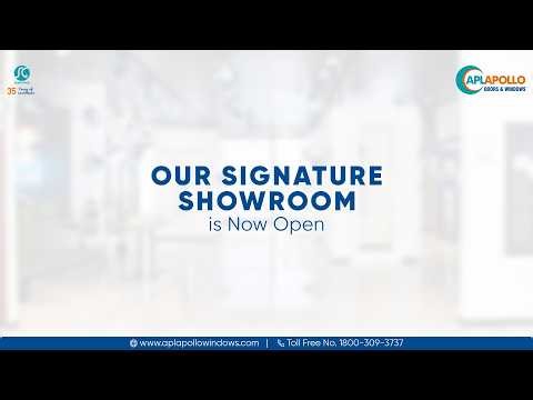 APL Apollo Doors & Windows | Our Noida showroom is now open!