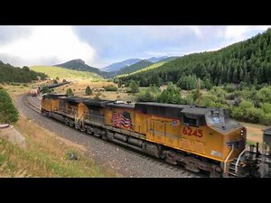 Union Pacific loaded coal train Rollins, Colorado