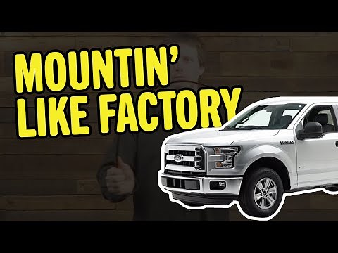 Ford F150 CB Antenna Mount for 2015 and newer Aluminum body F150s