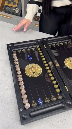 Professional Wood and Tempered Glass Backgammon