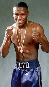 Young Floyd is fun to watch 🔥 Beautiful Boxing. Floyd Mayweather Jr., nicknamed “Pretty Boy” early in his career due to his clean-cut image and exceptional defensive skills, quickly rose to prominence in the boxing world. Known for his slick moves and ability to avoid punishment, Mayweather showcased a style that was as effective as it was aesthetically pleasing. His dedication to defense made him a difficult target, frustrating opponents and earning him a reputation as one of the most elusive 