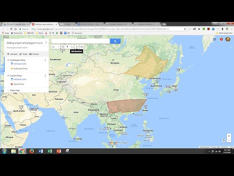 My Maps How to Create Layers and Draw Polygons