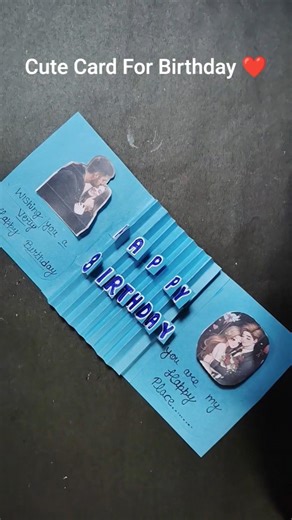 CUTE HANDMADE POP UP CARD💕