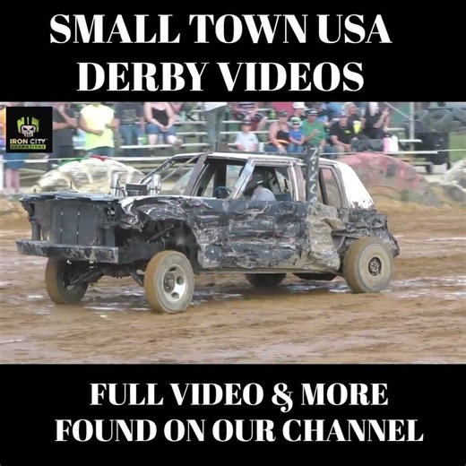 Ray Zilla in a Pre Ran 80s Square Body Demo Derby Car Iron City Nationals Demolition Derby