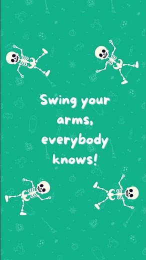 Skeleton Dance Song | Halloween Songs Child Dance | Shake your bones #shorts