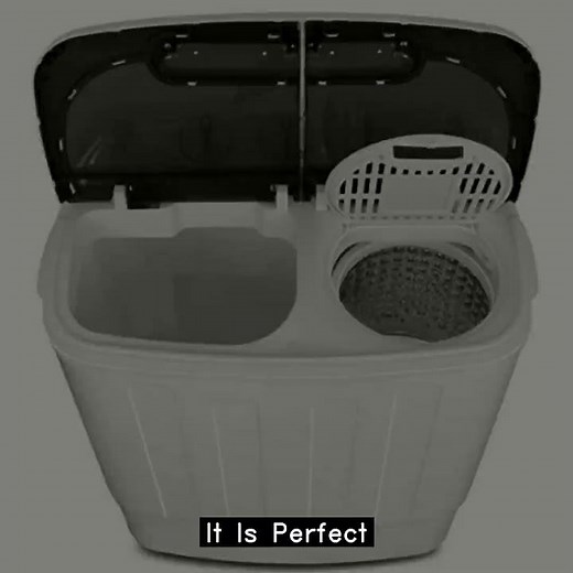 Review SUPER DEAL Compact Mini Twin Tub Washing Machine Portable Laundry Washer wWash and Spin ...