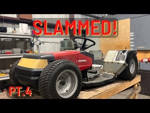 How To Lower a Lawn Tractor As Low As Possible Pt. 4