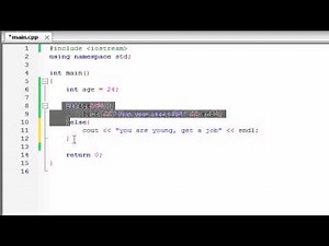 C++ Programming Tutorials - if / else Statement Video Lecture | Learn to Program with C++: Beginner to Expert - Back-End Programming