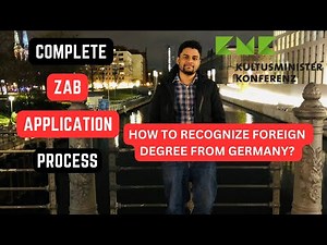 How to Recognize a Foreign Degree in Germany in 2023 | ZAB Application Process and Statement in 2023