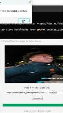 Built a FAST Twitter Video Downloader in Python 🐍